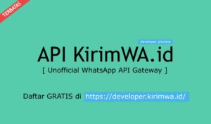 Unofficial WhatsApp API Gateway Indonesia - TeknoCerdas.com