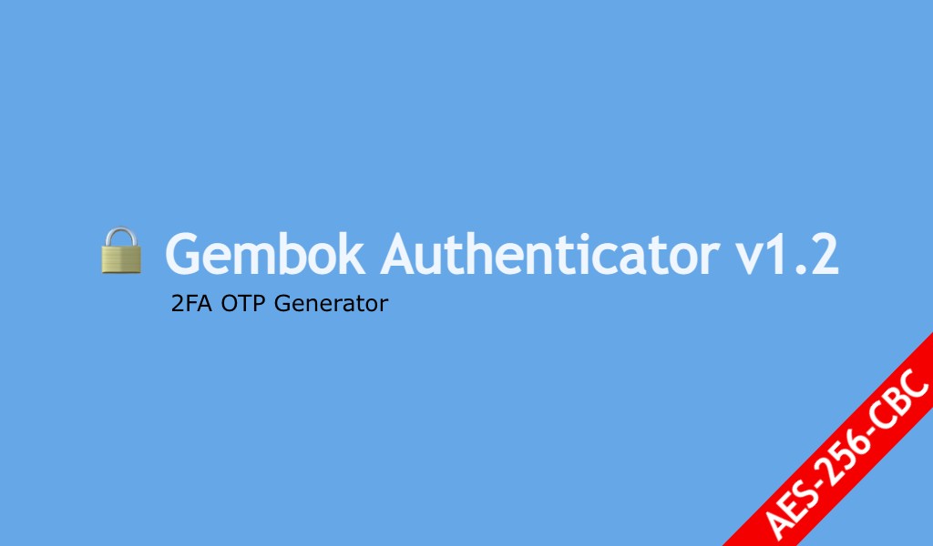 Gembok Authenticator Javascript OTP Generator